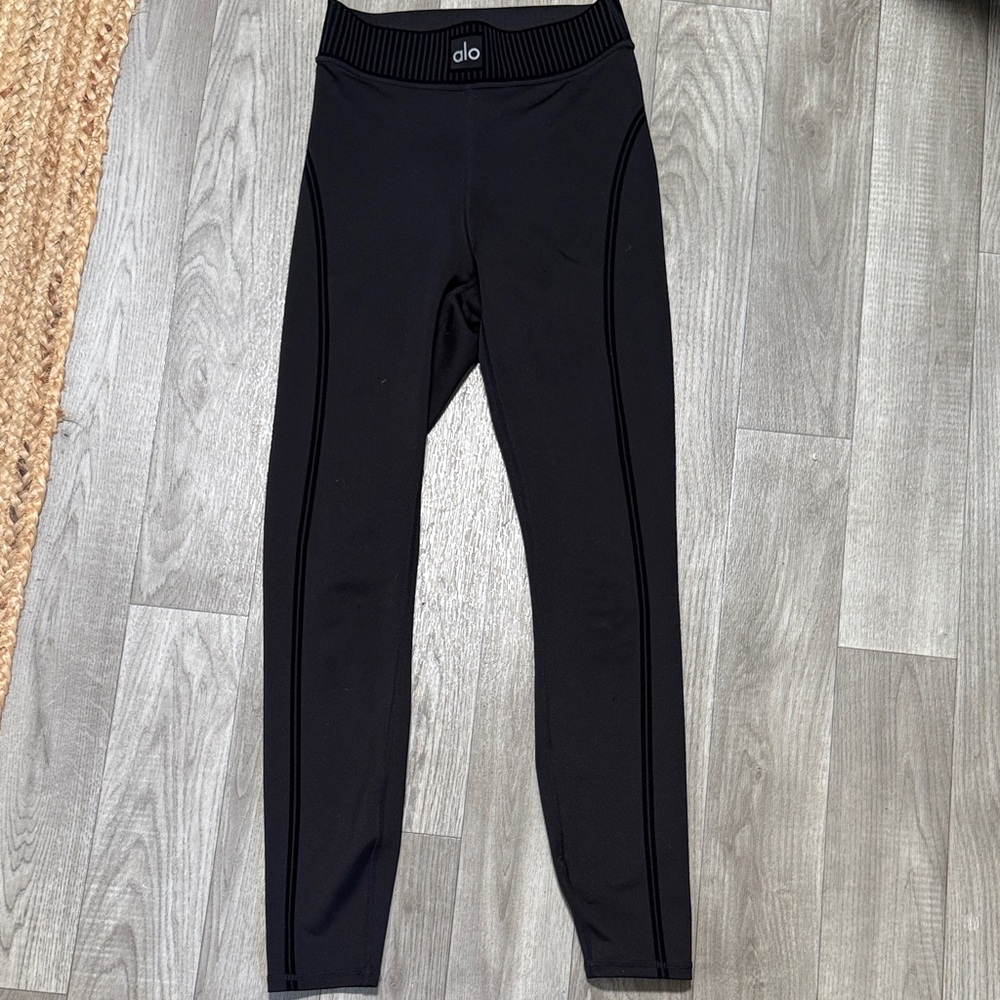 Alo Black Leggings xxs